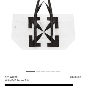 Off white arrows tote AUTHENTIC